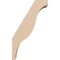 Ekena Millwork 3-inch W x 6-inch D x 10-inch H Funston Rough Cedar Woodgrain TimberThane Knee Brace, Primed BRCUR03X06X10FSTRCPR - alternate 5